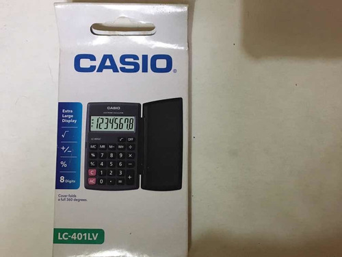 Calculadora Portátil Casio Original Lc-401lv