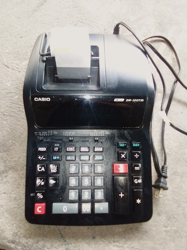 Calculadora Sumadora Impresora Casio Dr-120tm