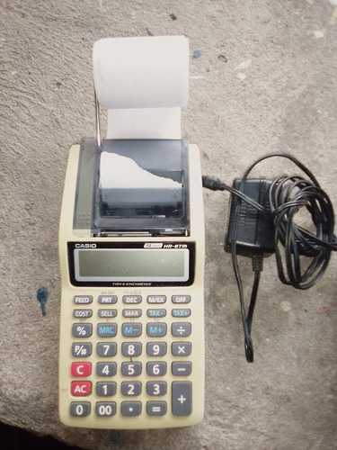 Calculadora Sumadora Impresora Casio Hr-8tm