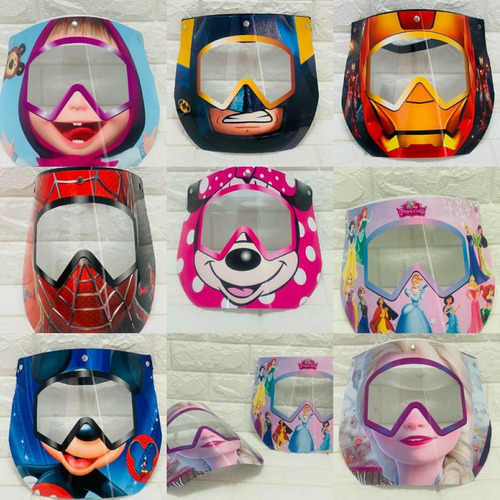 Careta Máscara Protectora Facial Para Niños