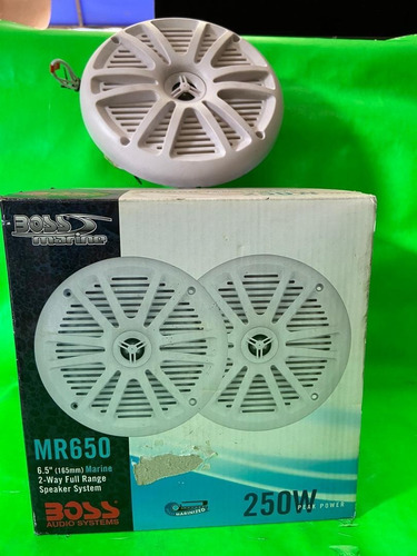 Cornetas 6.5 Marina Marca Boss Mr650 High 250w 2 Way