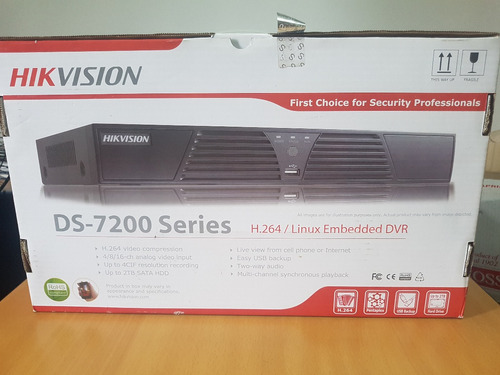 Dvr Hikvision 8 Canales Disco 500gb 1 Canal Audio Seguridad