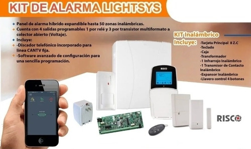 Kit Alarma De Seguridad Lightsys