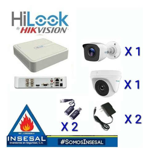 Kit  Cámaras Seguridad Hilook By Hikvision Hd 720p
