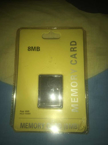 Memory Card (8mb) Para Playstation 2