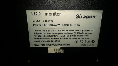 Monitor Siragon 17