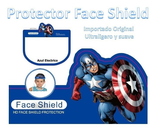 Máscara Protectora Facial Careta Faceshield Face Shield