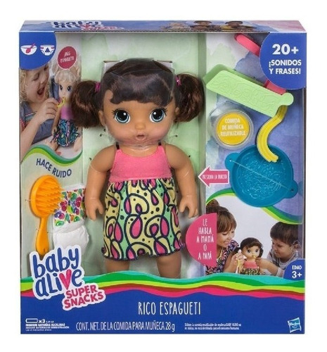 Muñeca Baby Alive Comidas Divertidas 100% Original Hasbro