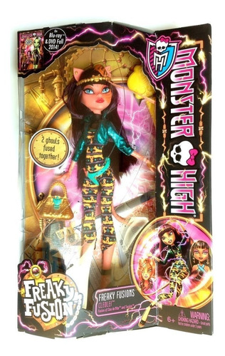 Muñeca Monster High Freaky Fusion Cleolei Original Mattell