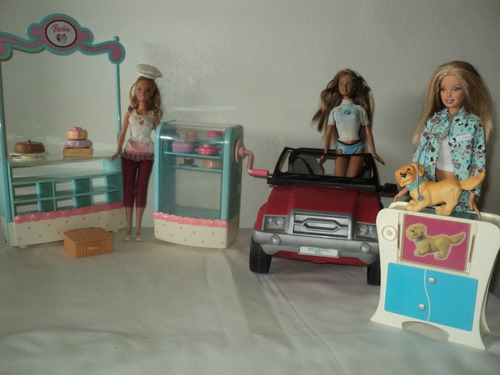 Muñecas Barbie Con Accesorios Usadas