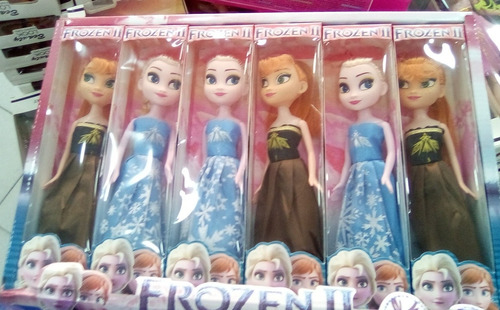 Muñecas De Frozen Ii De 20cm. Empaque De 12 Unidades.
