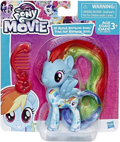 My Little Pony Rainbow Dash 7 Cm Original Hasbro