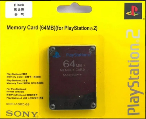 Ps2 Memory Card 64mb Playstantion 2 Nuevo