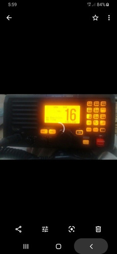 Radio Marino Vhf Modelo Icom M-603 Transpoder/gps