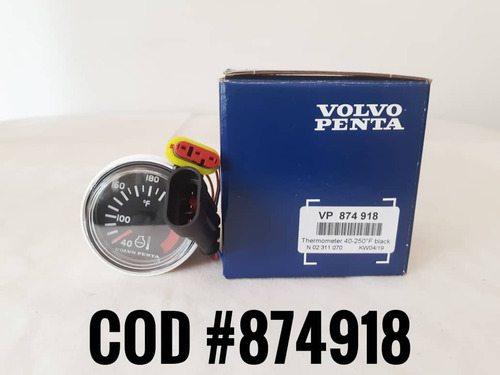 Reloj Indicador De Temperatura Volvo Penta 