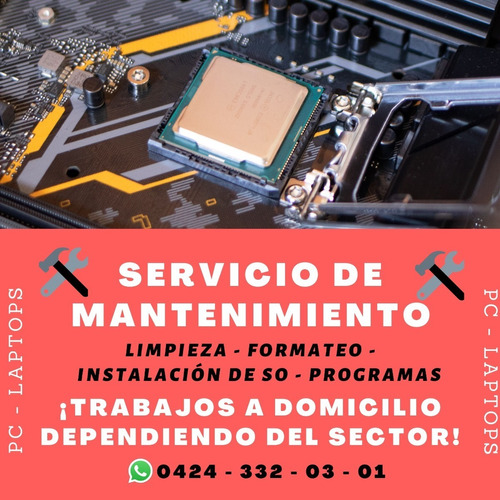 Servicio De Mantenimiento Para Computadoras Y Laptops