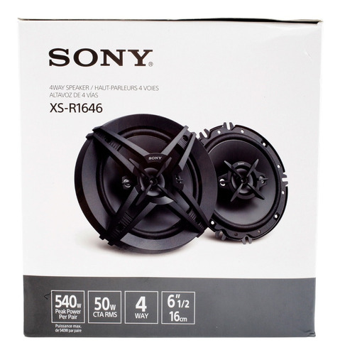 Sony Xsr Inch 4-way Car Audio Speakers