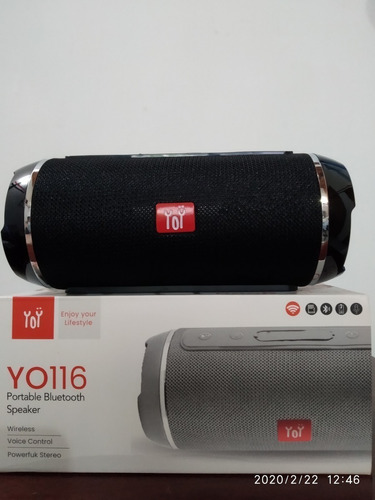 Speaker Yo116 Bluetooth Usb Fm Tf Aux