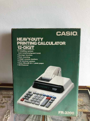 Sumadora O Calculadora Casio Modelo Fr- Dígitos