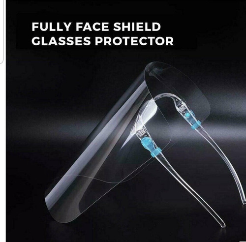 Visor, Careta, Protector Facial Lentes Para Mayor Seguridad