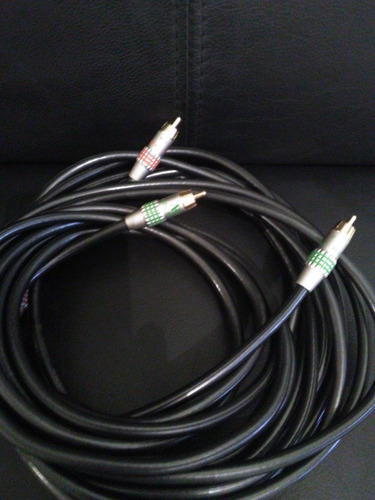 Cable Rca De 6 Mts Para Video- Sonido De Carro Punta Oro