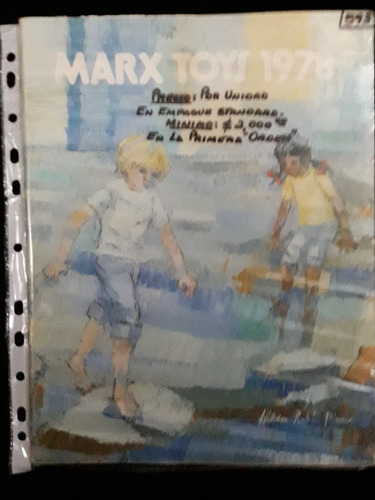 Catalogo De Venta Marx Toys Año  Para Coleccionista.