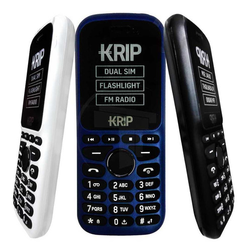 Celular Krip K1 Dual Sim Liberado, Camara Vga, Radio Fm 13