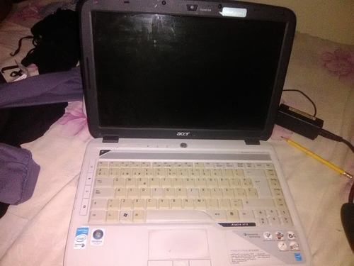 Lapto Acer Aspire  Detalle Pila Y Configuración De