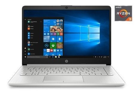 Laptop Hp 14 Amd Ryzen 3 4gb Ram 128gb Ssd 14 Hd Windows 10