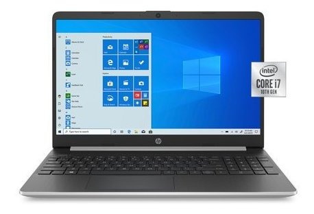 Laptop Hp Intel Core I7 8gb Ram 256gb Ssd 15.6 Hd 10th Win10