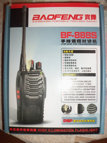Manos Libres Radios Baofeng Aplica 888s Kenwood Con Caja