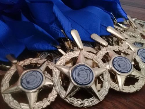 Medallas 5 Puntas, Graduaciones, Deportes (kits 12 Unid)