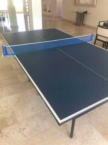 Mesa De Ping Pong Con Raquetas Y Pelotas+ Dos Mallas