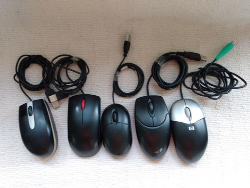 Mouse Genius, Hp, LG, Ge Y Lenovo Usb Como Nuevos (5usdc/u)