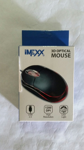 Mouse Óptico Imexx Usb 3d Ime-dpi