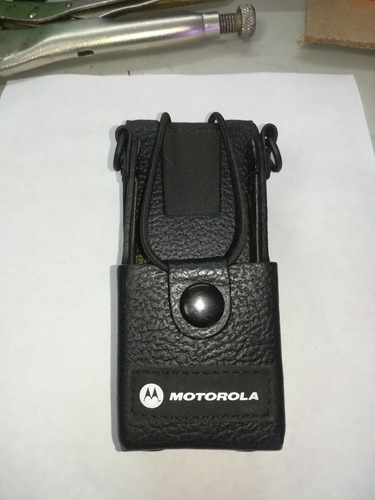 Protector De Cuero Para Radio Motorola Ep450