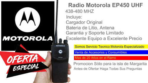 Radio Motorola Ep450 Uhf Usado