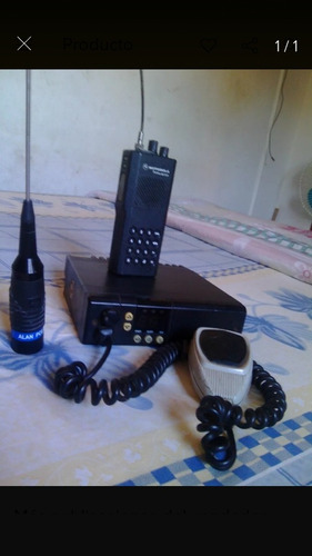 Radio Transmisores Frecuencia Uhf Motorola E Icom Con Antena