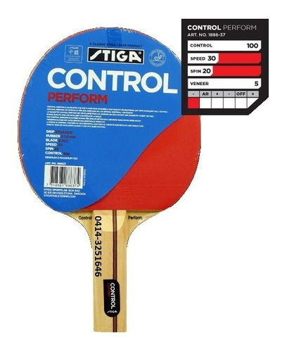 Raqueta De Ping Pong - Stiga Control (perform)