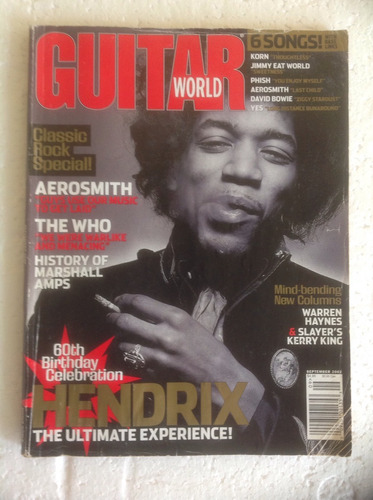 Revista Guitar World Edición Especial Hendry