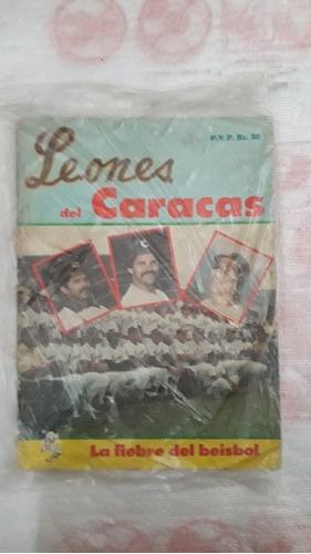 Revista La Fiebre Béisbol Los Leones Del Caracas. Años 90.