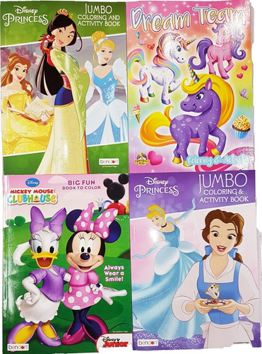 Revistas Para Colorear Princesas Mickey Paw Patrol