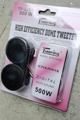 Super Tweeter Para Carro 500w X 3 Pares