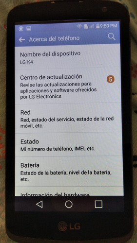 Teléfono Celular LG K4 (zone 3)