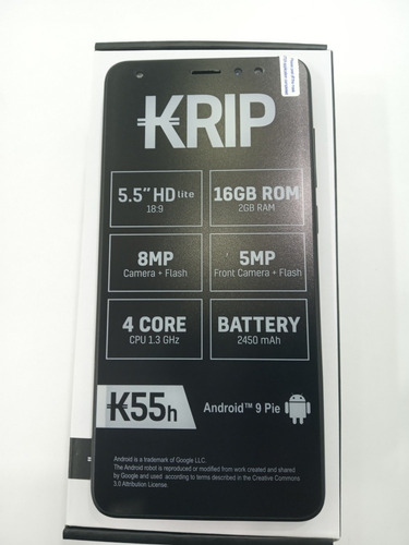 Teléfono Krip K55h 4g Todas..tienda