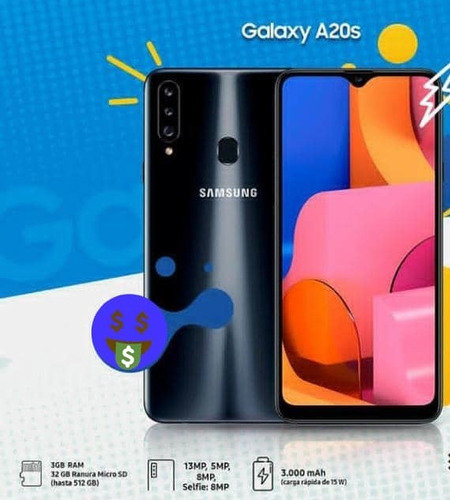 Teléfono Samsung A20s Nuevo En Su Caja