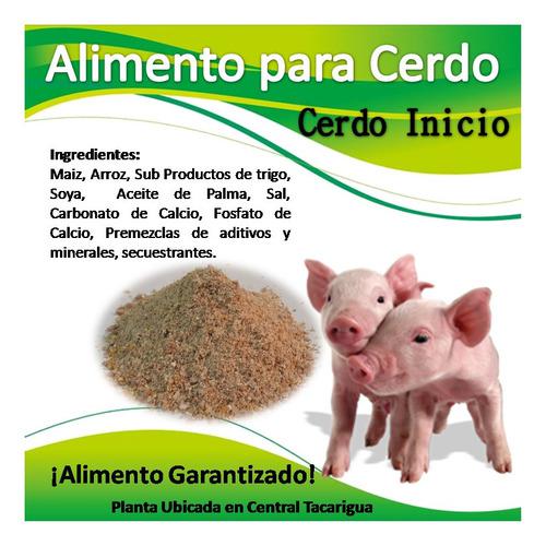 Alimento Balanceado Para Cerdos