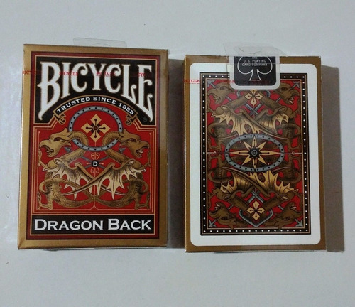 Barajas Dragon Back Gold Importadas Magia Poker Originales