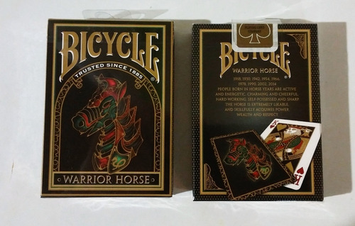 Barajas Warrior Horse Bicycle Sellads Poker Magia Originales