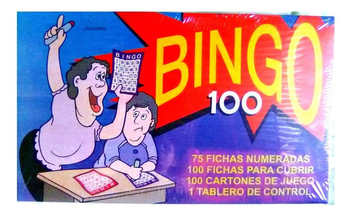 Bingo De 100 Cartones Juego De Mesa